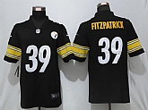 Nike Pittsburgh Steelers 39 Fitzpatrick Black Vapor Untouchable Limited Jersey,baseball caps,new era cap wholesale,wholesale hats